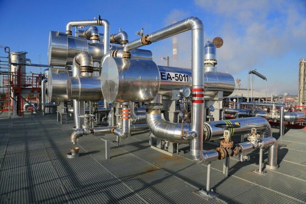 Proteção Mecânica Tradicional em Aço Inox para isolamento térmico em ambiente Offshore